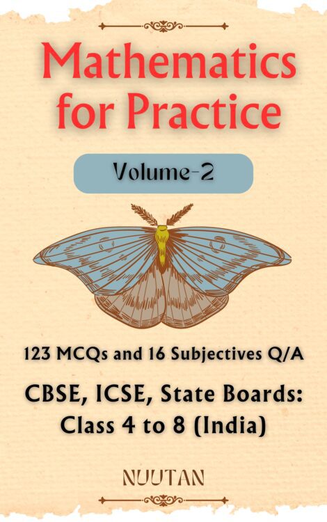 Math Practice eBook: Enhance Math Skills with 123 MCQs & 16 Subjective Questions with Nuutan.com!