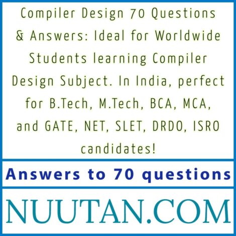 Image: Mastering Compiler Design Principles with Compiler Design 70 Q&A Practice Set – available on web Nuutan.com